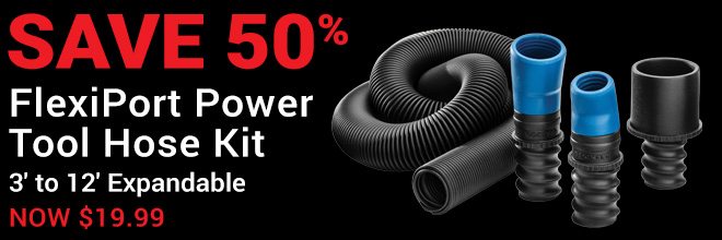 50% off Flexiport Power Tool Hose Kit