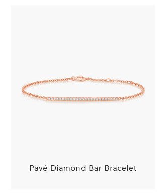 Pavé Diamond Bar Bracelet 