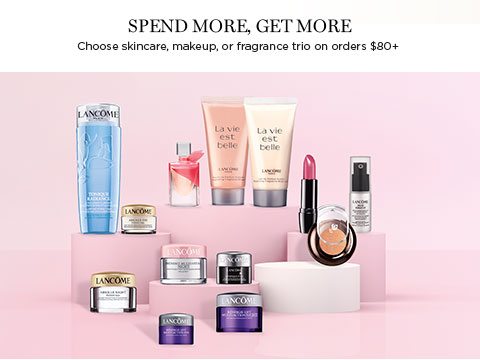 Spend More, Get More - Choose Skincare, Makeup, Or Fragrance Trio On Orders $80 Plus