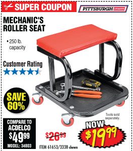 View MECHANIC'S ROLLER SEAT