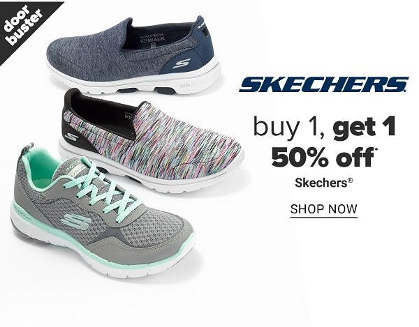 Buy 1 Get 1 50% Off Skechers - Shop Now