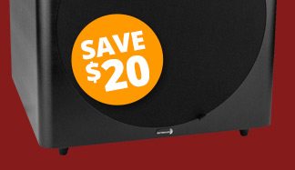 SAVE $20! Dayton Audio SUB-1500 15-inch 150 Watt Powered Subwoofer. SHOP NOW