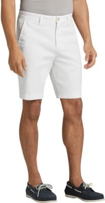 Joseph Abboud White Modern Fit Shorts