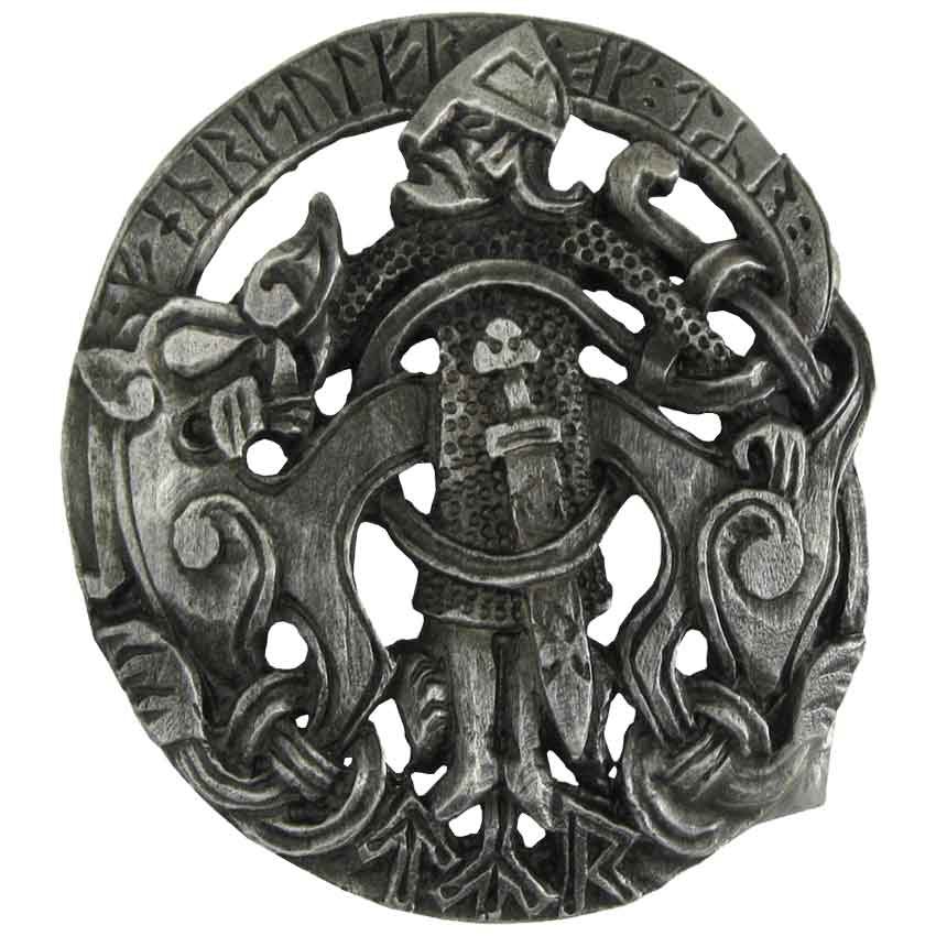 Image of Pewter Tyr Belt Buckle