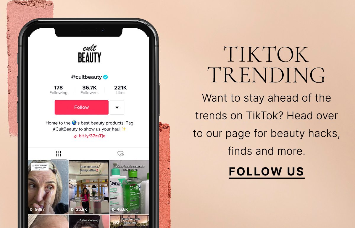 Want to stay ahead of the trends on TikTok? Head over to our page for beauty hacks, finds and more. FOLLOW US