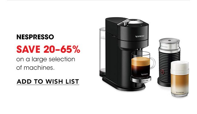 Nespresso Save 20-65%