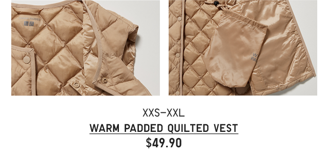 PDP2 - WOMEN WARM PADDED QUILTED VEST