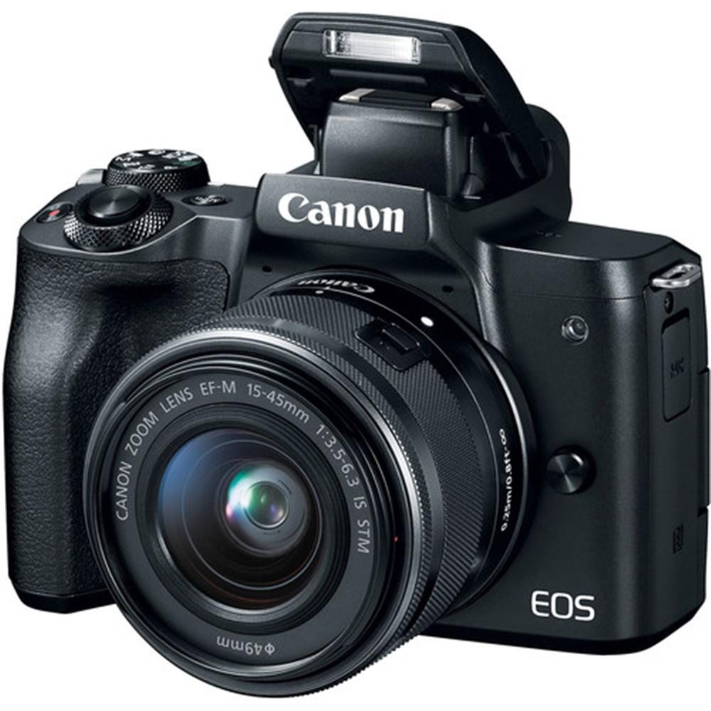 CANON EOS M50 BLACK W/EF-M 15-45MM IS LENS