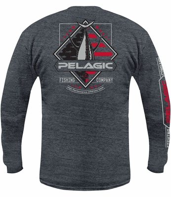 Pelagic Patriot Tuna Long Sleeve T-Shirt