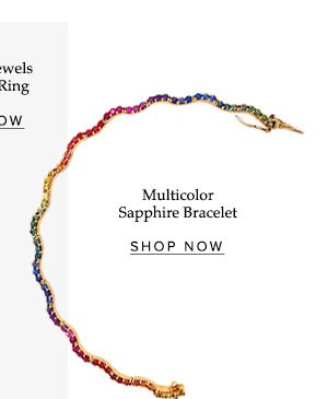 Multicolor Sapphire Bracelet