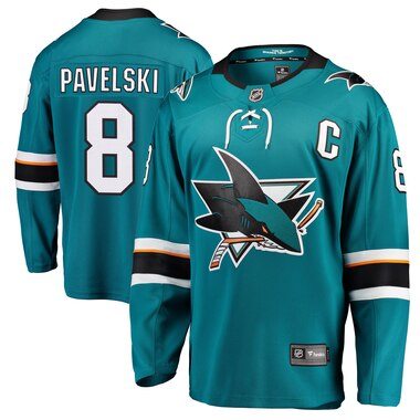 Joe Pavelski San Jose Sharks Fanatics Branded Breakaway Player Jersey - Teal