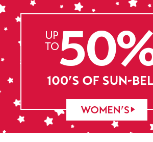 Up to 50% off Women's