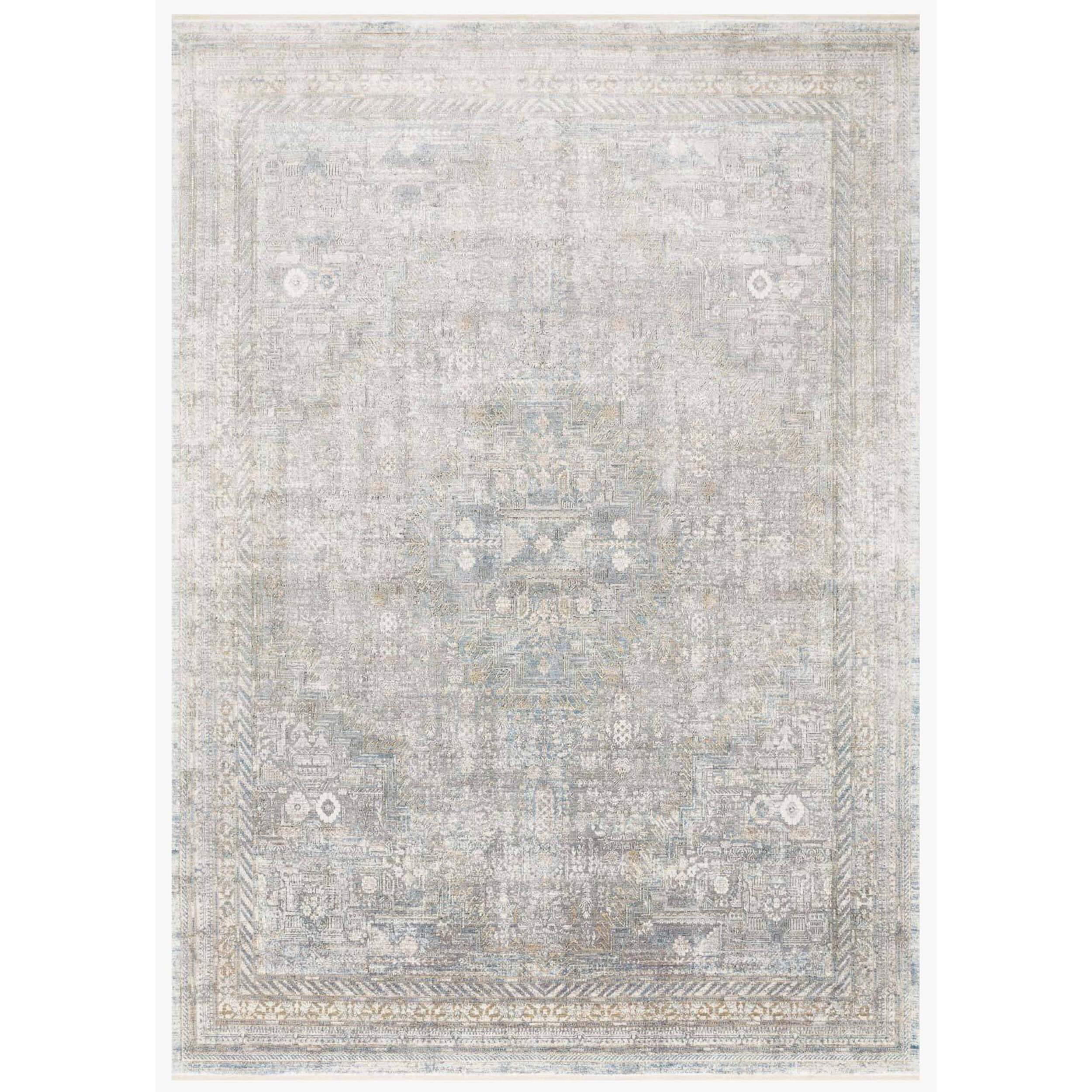 Image of Loloi Rug Gemma Rug GEM-01, Silver Multi