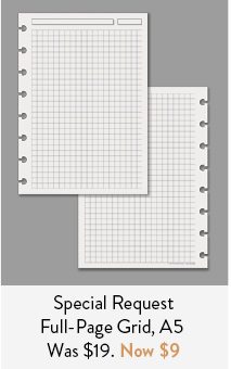 Circa Special Request Full-Page Grid A5 Refill