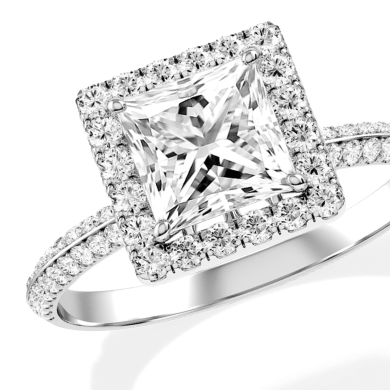 Round Diamond Bridal Ring 