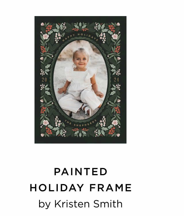 Painted Holiday Frame