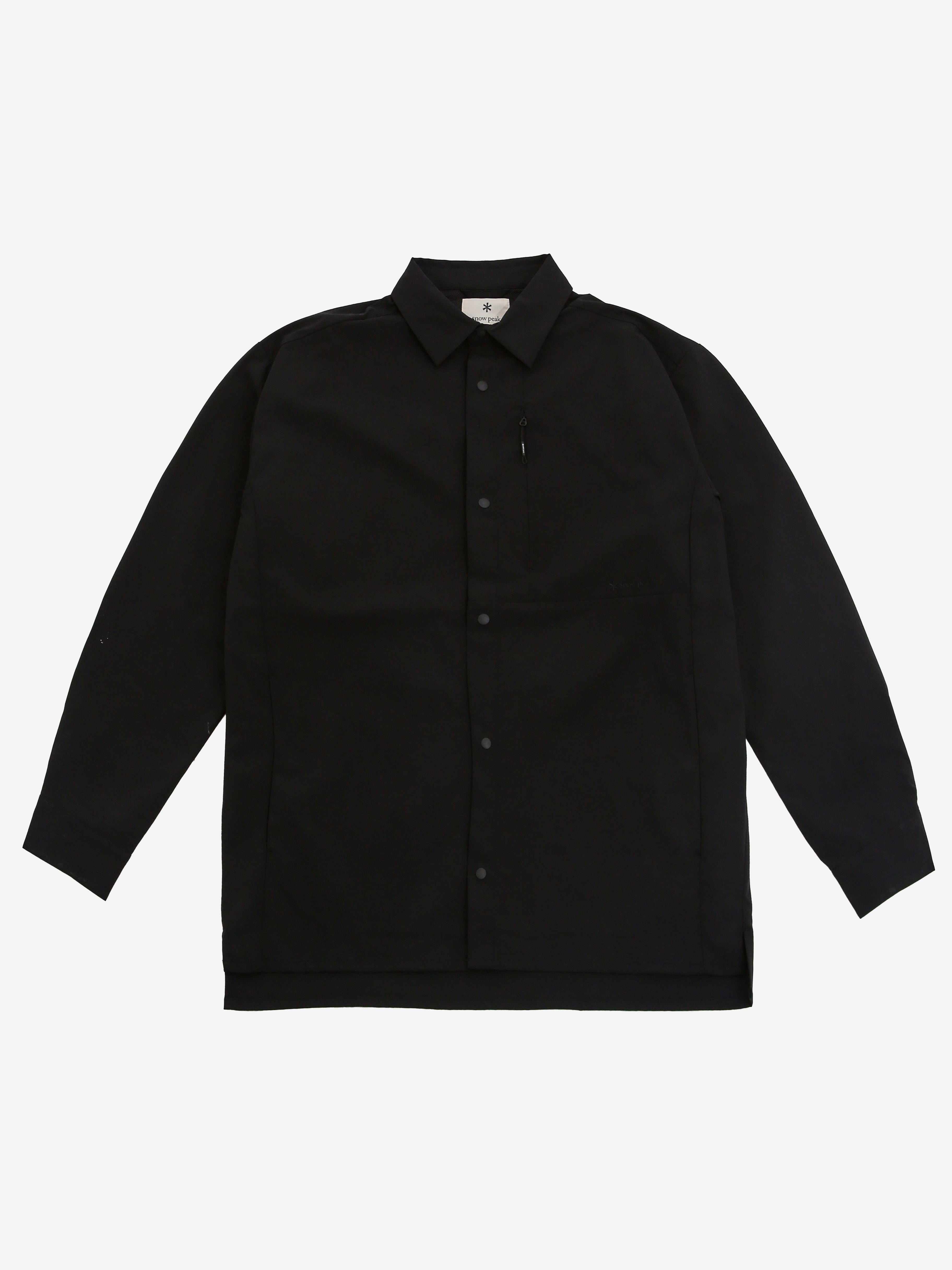 Image of Snow Peak RW Transit Shirt - Black