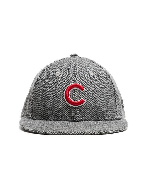EXCLUSIVE NEW ERA CHICAGO CUBS HAT IN ABRAHAM MOON HERRINGBONE LAMBSWOOL