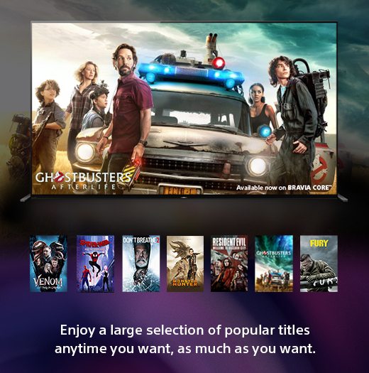 Enjoy a large selection of popular titles anytime you want, as much as you want.