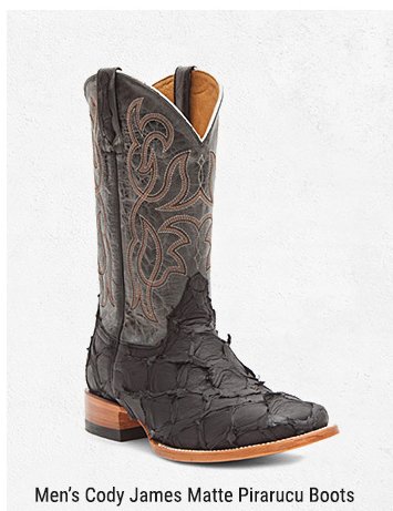 Shop Men’s Cody James Matte Pirarucu Boots »