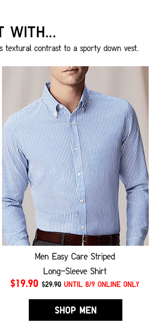 MEN EASY CARE STRIPED - SHOP MEN