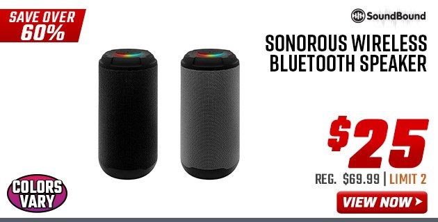 Soundbound Sonorous Wireless Bluetooth Speaker