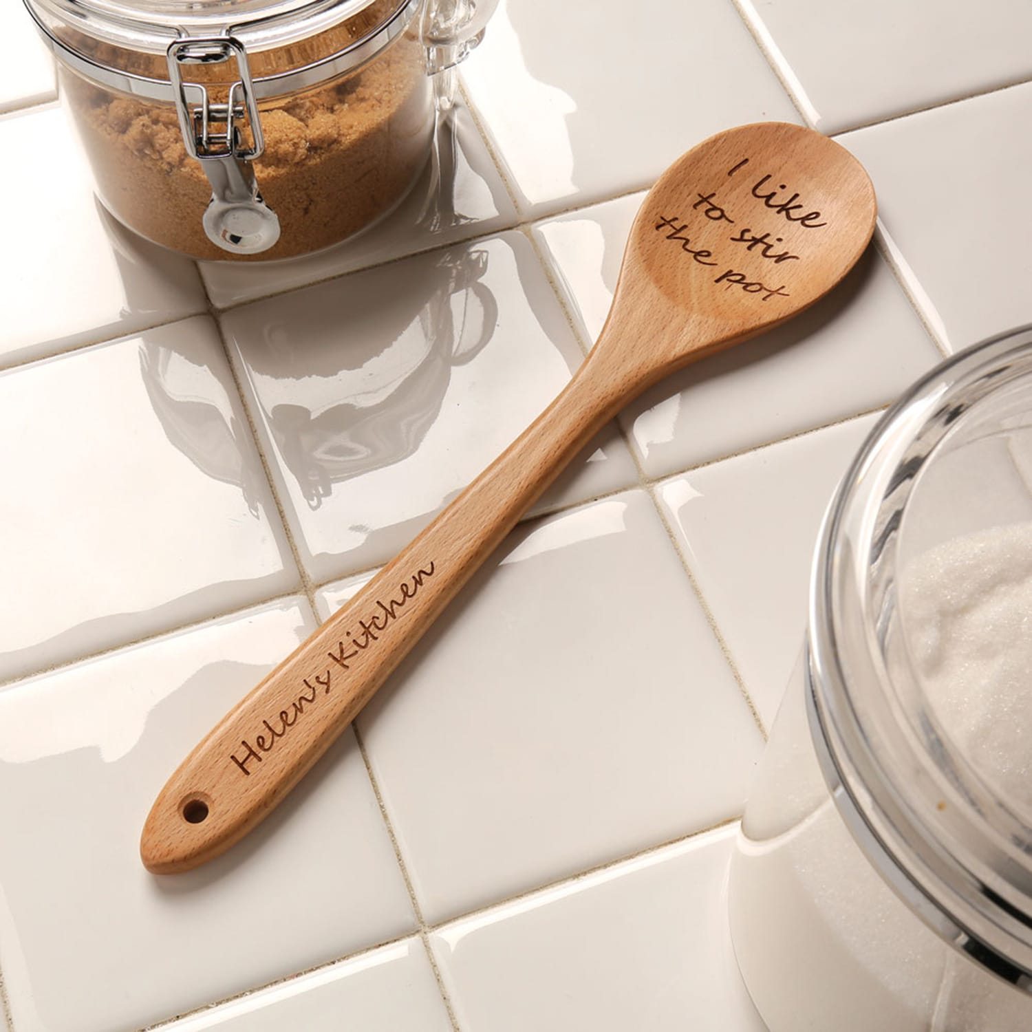 Personalized Wooden Spoon - "Your Name's" Kitchen