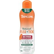  TropiClean Natural* Flea + Tick Maximum Strength Shampoo for Dogs, 20...