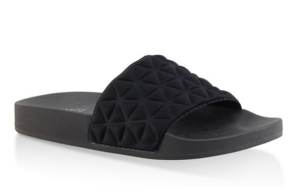 Quilted Scuba Knit Pool Slides