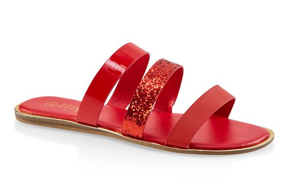 Triple Band Slide Sandals