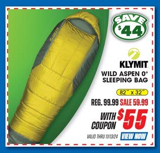 Klymit Wild Aspen 0° Sleeping Bag