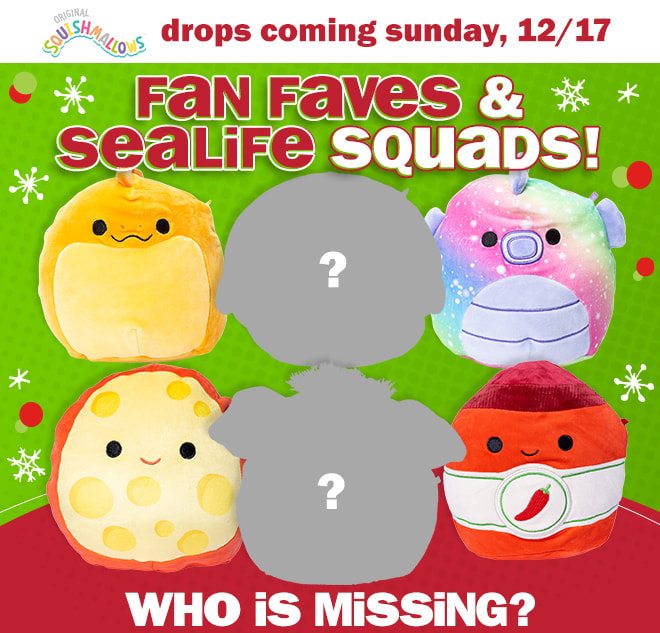 new drops coming 12/17! 3 new squads!