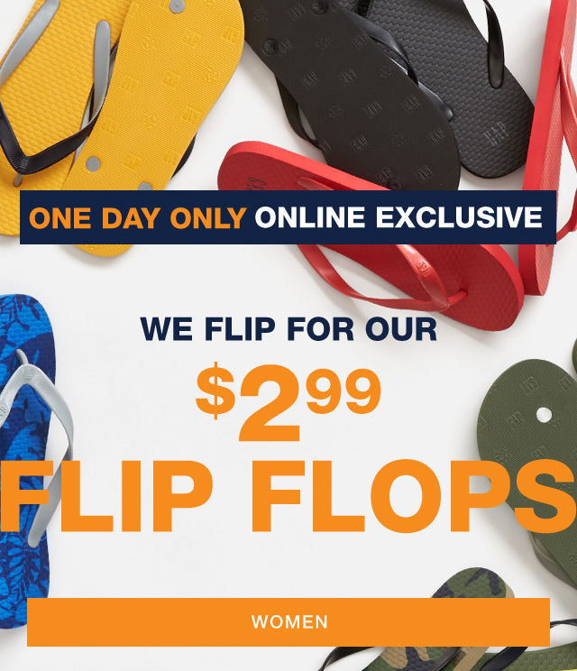 gap flip flop sale
