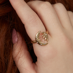 Moon and Sun Wrap Ring| Shop Now