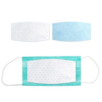 10PCS Disposable Dust Filter Mask without Mask