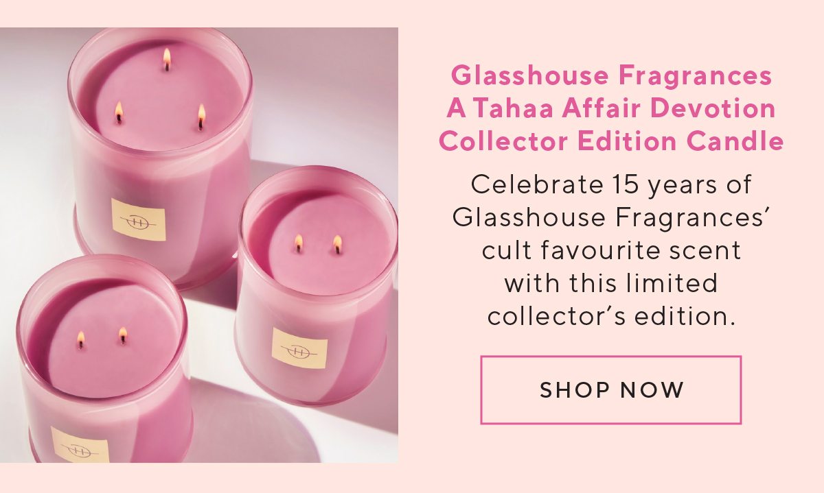 Glasshouse Fragrances A Tahaa Affair Devotion Collector Edition Candle
