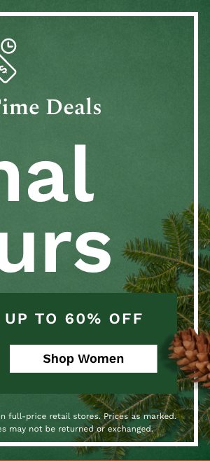 Limited-Time Deals | Final Hours | Shop Women's