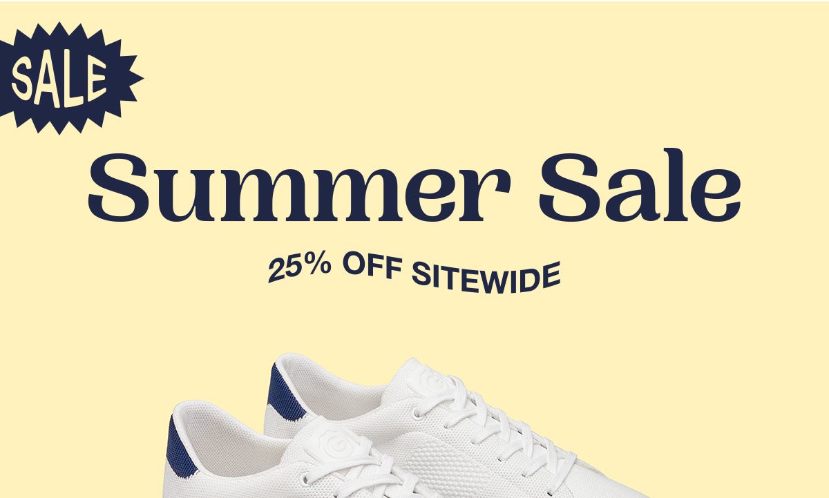 25% OFF SITEWIDE