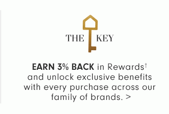 EARN 3% BACK in Rewards† and unlock exclusive benefits with every purchase across our family of brands.