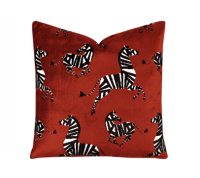 Zebra Velvet Pillow