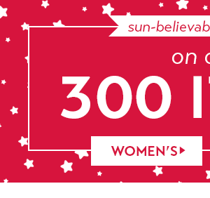 Women's Sun-believable savings