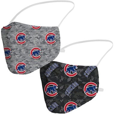 Chicago Cubs Fanatics Branded Adult Camo Duo Face Covering 2-Pack
