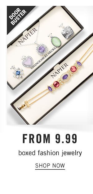 Doorbuster - Boxed fashion jewelry from $9.99. Shop Now.