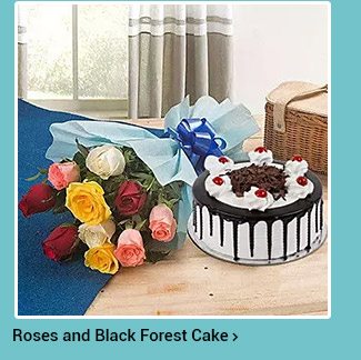 roses-and-black-forest-cake
