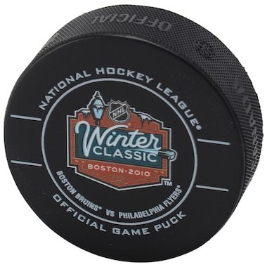 Philadelphia Flyers vs. Boston Bruins Fanatics Authentic Unsigned 2010 NHL Winter Classic Unsigned Official Game Puck