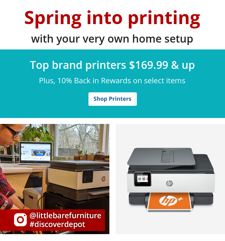 Print it all perfectly 10% Back in Rewards on select printers