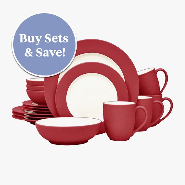 Buy Sets & Save! Colorwave Rim Dinnerware Set