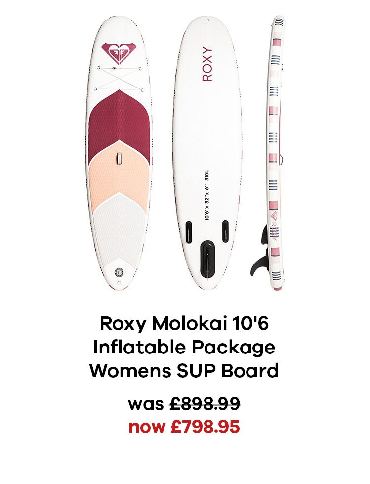 Roxy Molokai 10'6 Inflatable Package Womens SUP Board