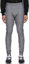 Black & White Double-Sided Check Lounge Pants