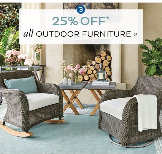 25% Off Outdoor Furniture